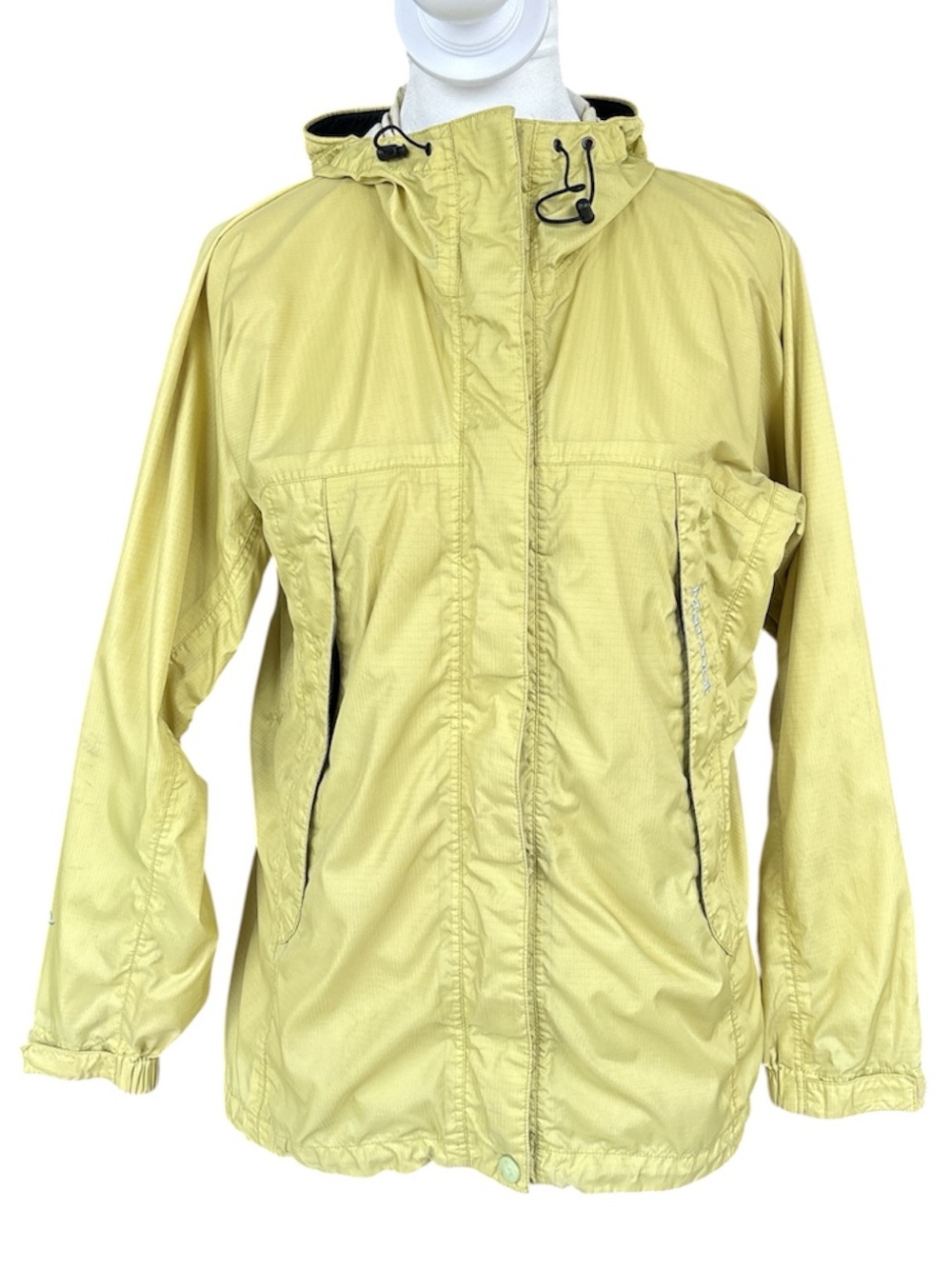 Marmot PreCip Hooded Rain Jacket Greenish Yellow XS